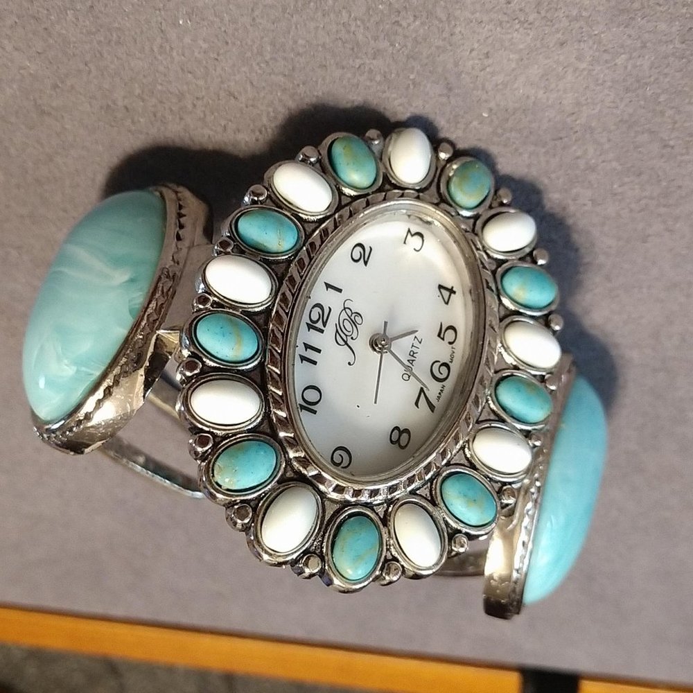 Pretty Faux Turquoise Watch